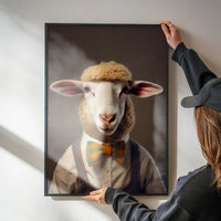 Sheep Animal Portrait Print