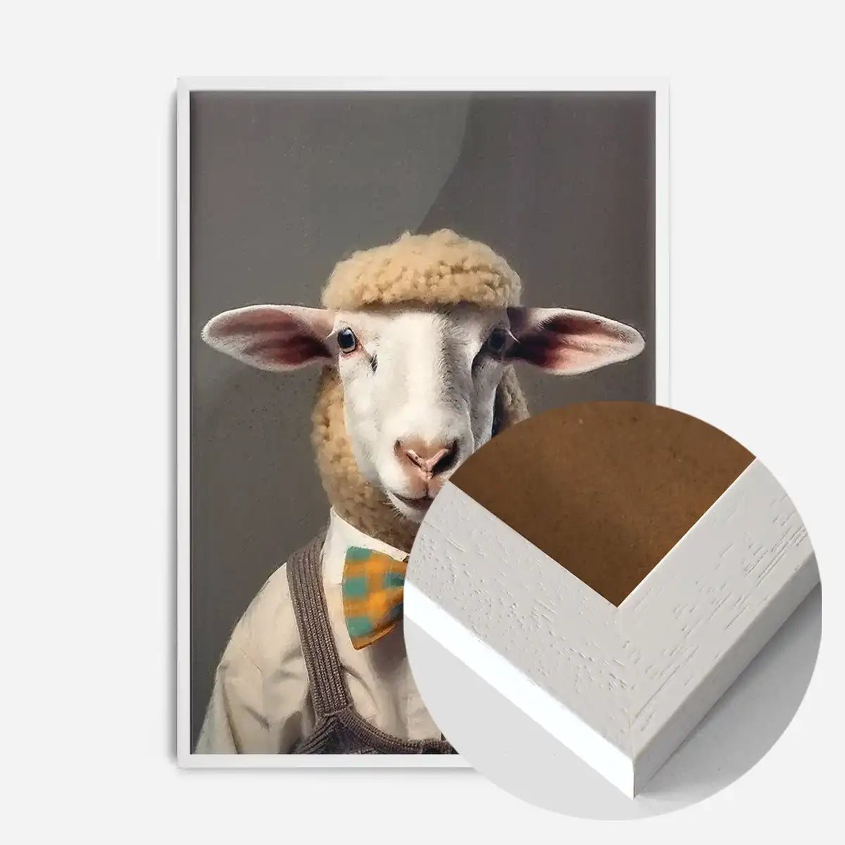 Sheep Animal Portrait Print
