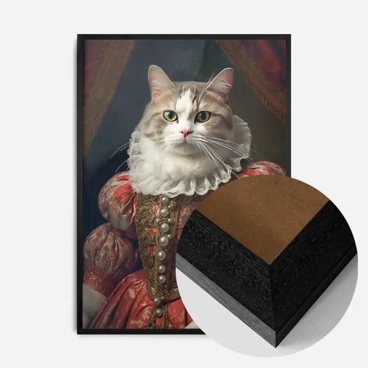 Shorthair Cat Animal Portrait Print
