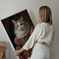 Shorthair Cat Animal Portrait Print
