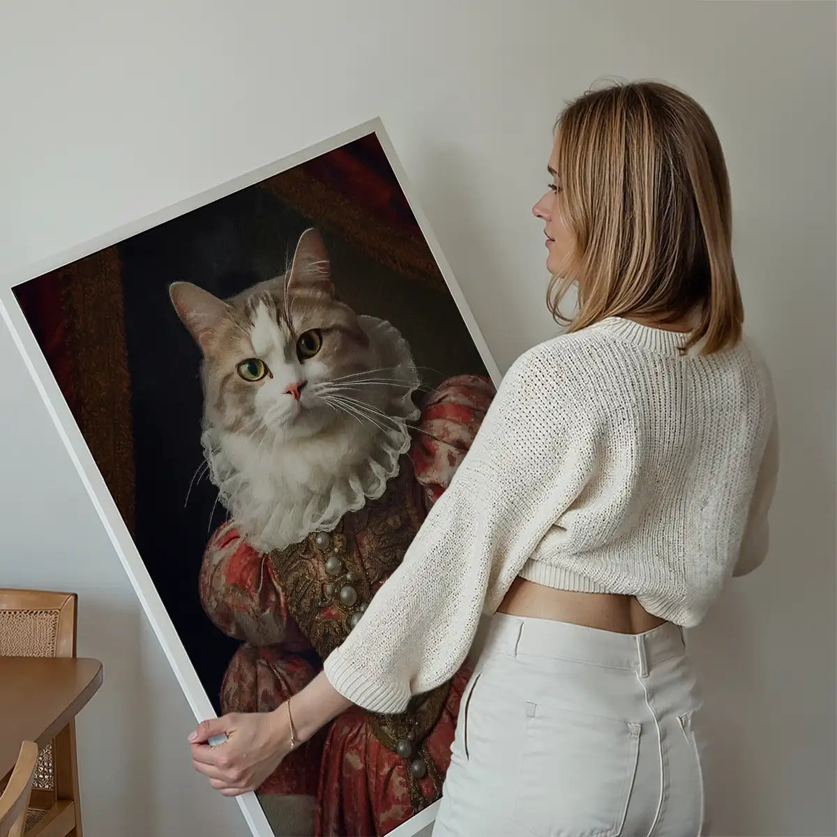 Shorthair Cat Animal Portrait Print