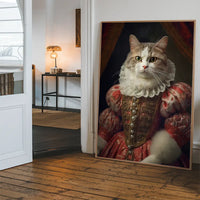 Shorthair Cat Animal Portrait Print
