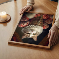 Shorthair Cat Animal Portrait Print