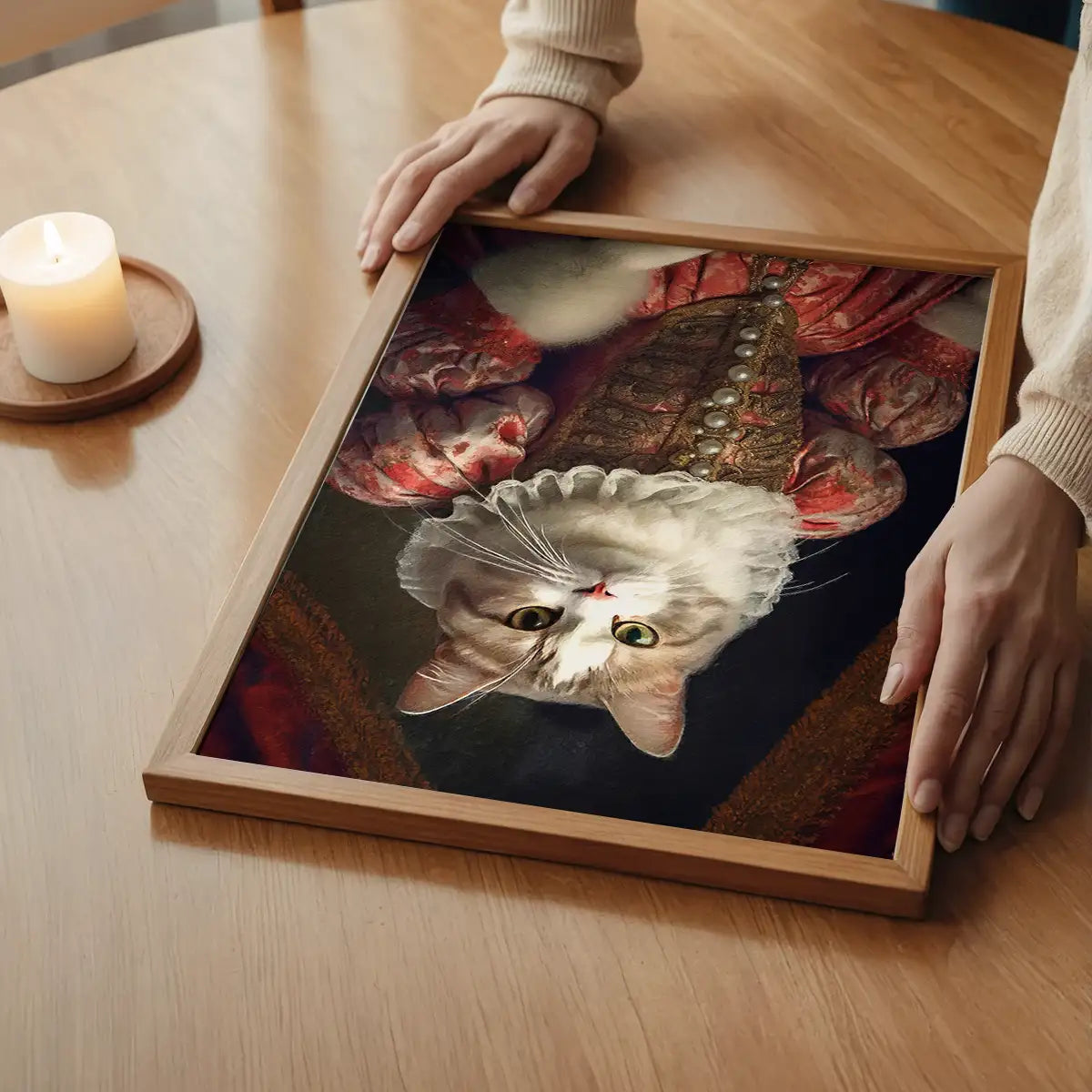 Shorthair Cat Animal Portrait Print