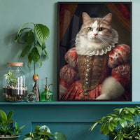 Shorthair Cat Animal Portrait Print
