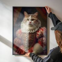 Shorthair Cat Animal Portrait Print