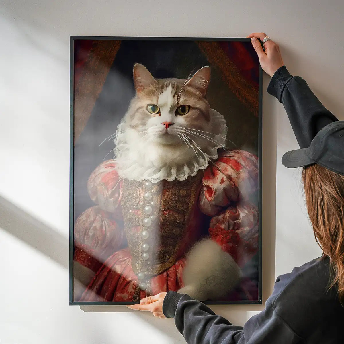 Shorthair Cat Animal Portrait Print
