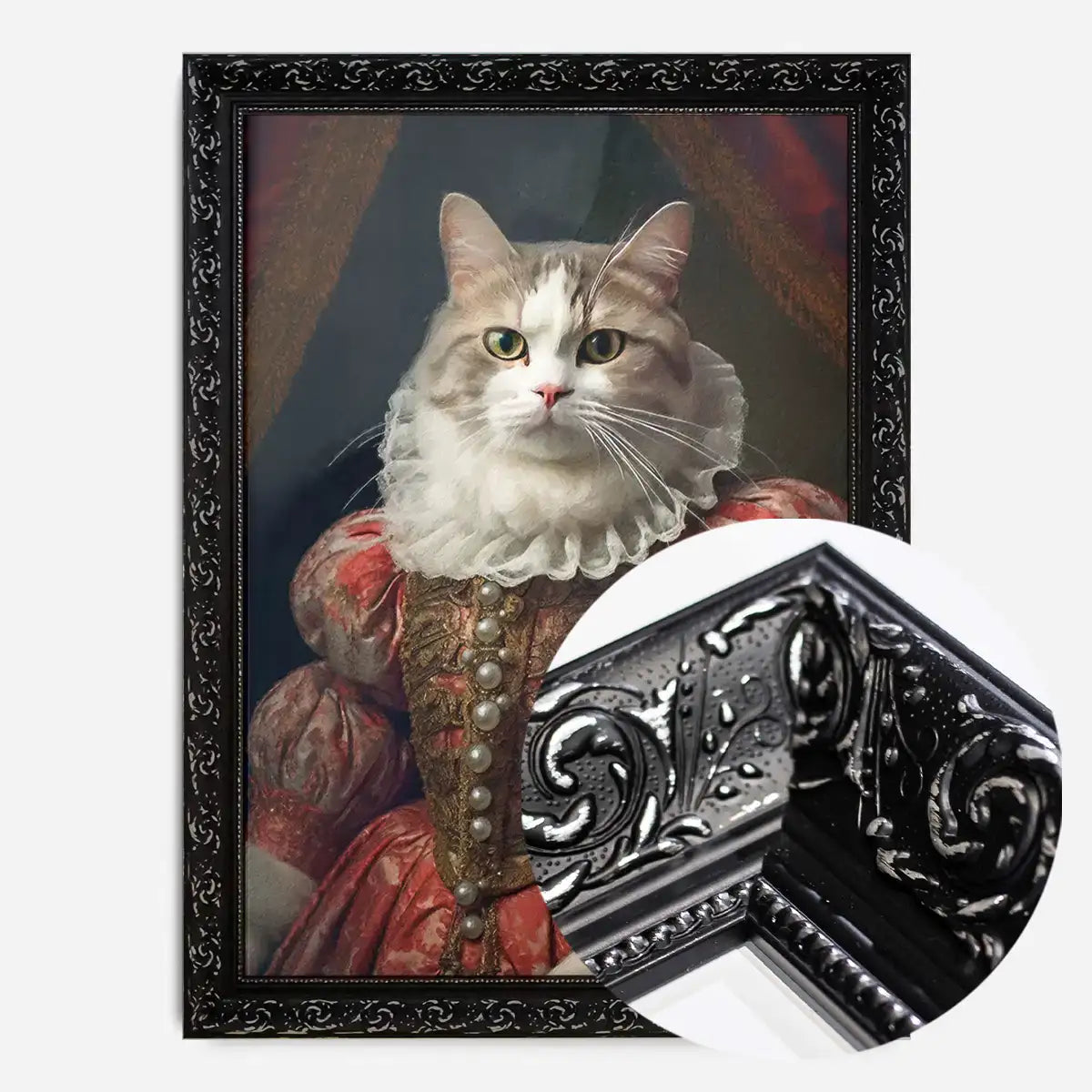 Shorthair Cat Animal Portrait Print