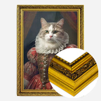 Shorthair Cat Animal Portrait Print