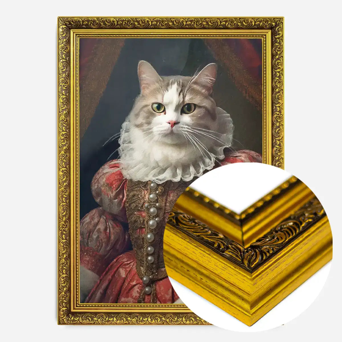 Shorthair Cat Animal Portrait Print