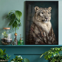 Snow Leopard 1 Animal Portrait Print