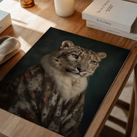 Snow Leopard 1 Animal Portrait Print
