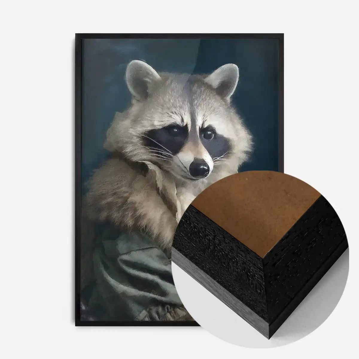 Raccoon Animal Portrait Print