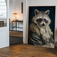 Raccoon Animal Portrait Print