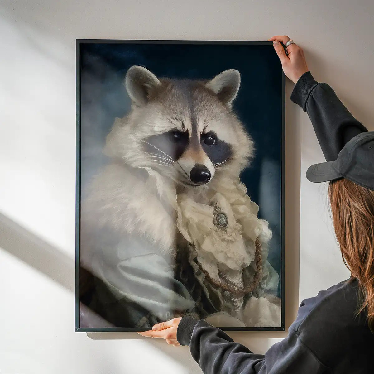 Raccoon Animal Portrait Print