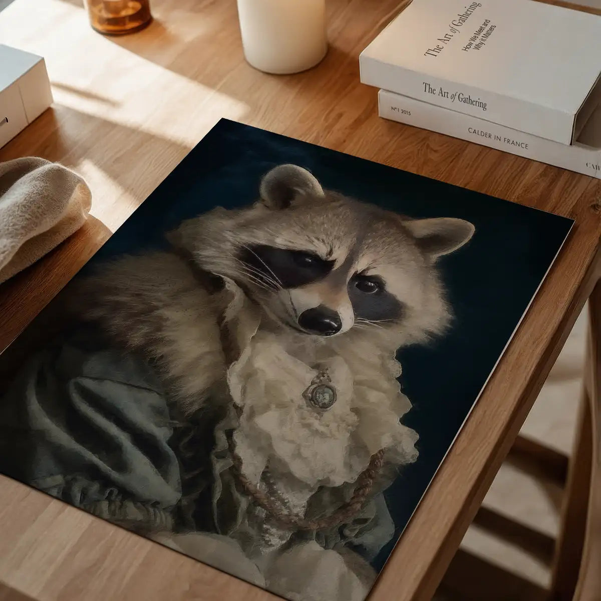 Raccoon Animal Portrait Print