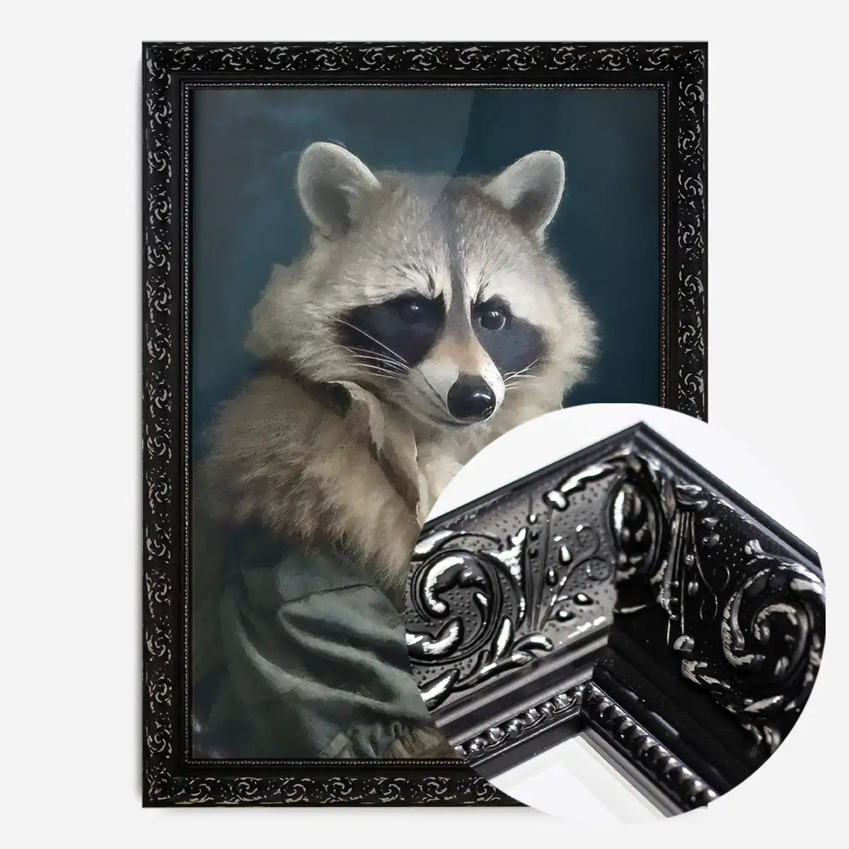 Raccoon Animal Portrait Print