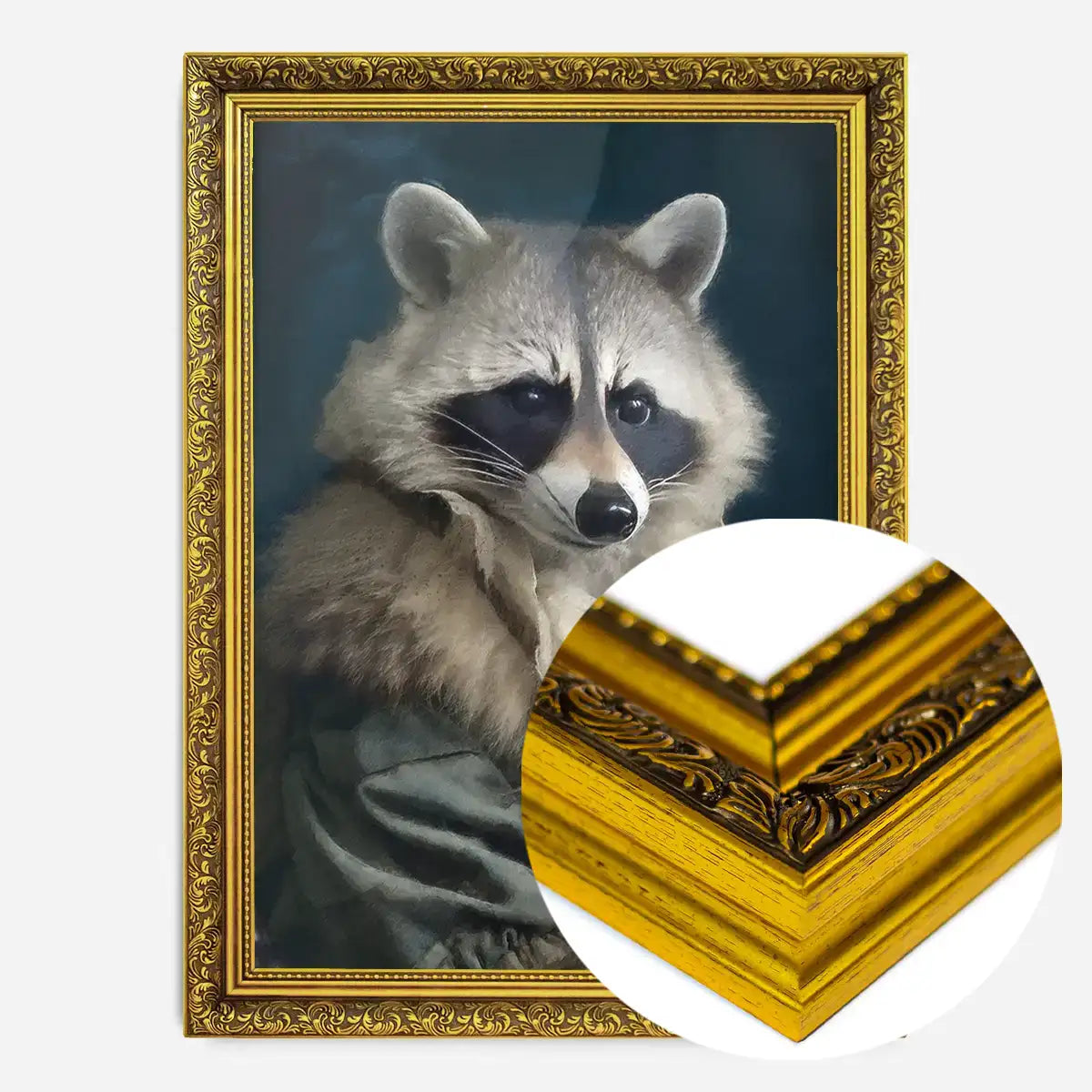 Raccoon Animal Portrait Print