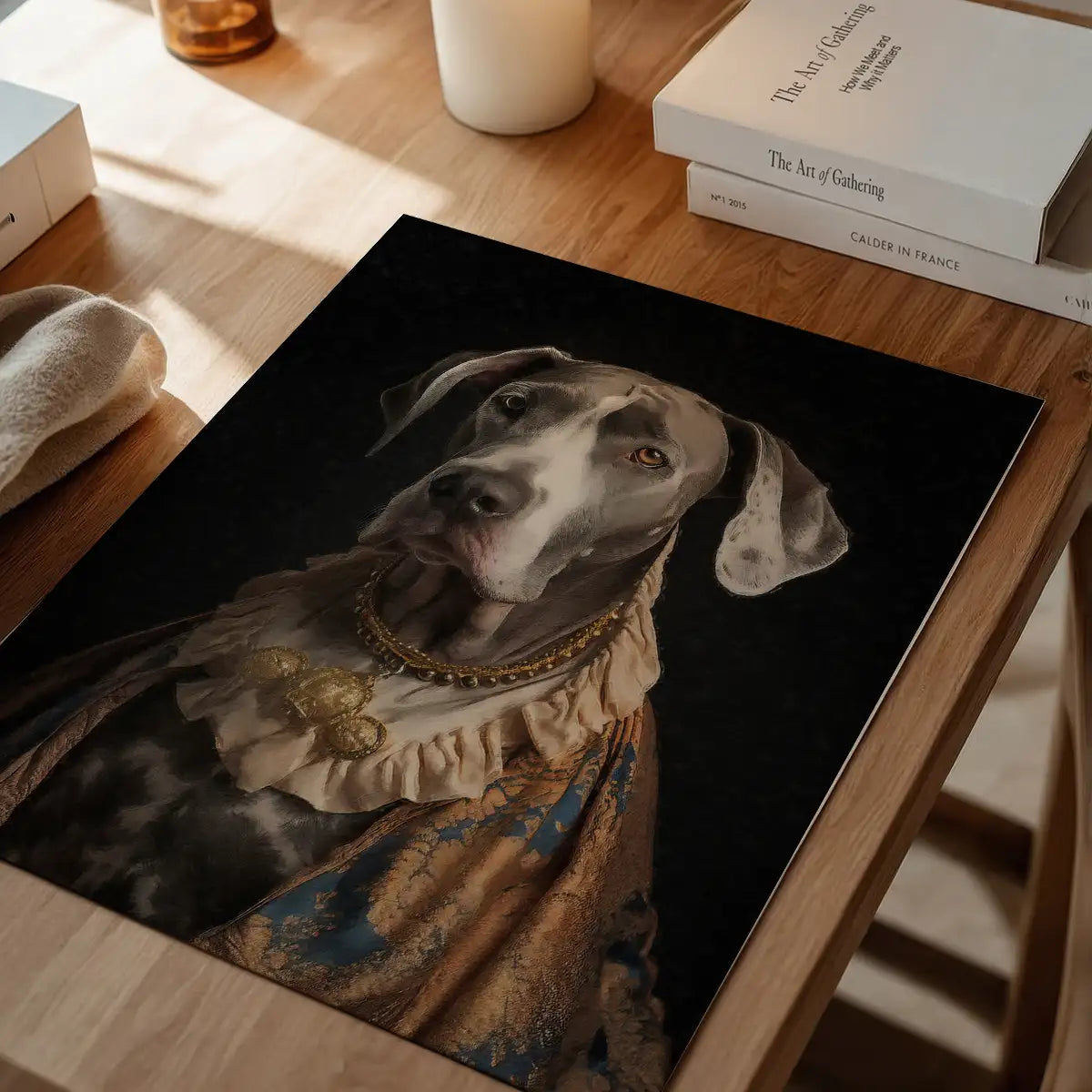 Great Dane Dog Portrait Print