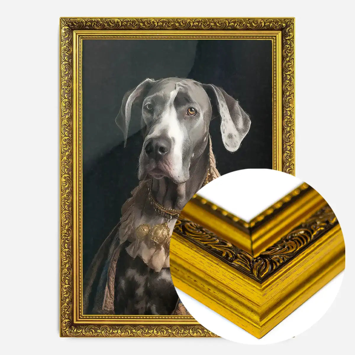 Great Dane Dog Portrait Print