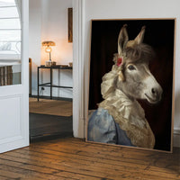 Donkey Animal Portrait Print