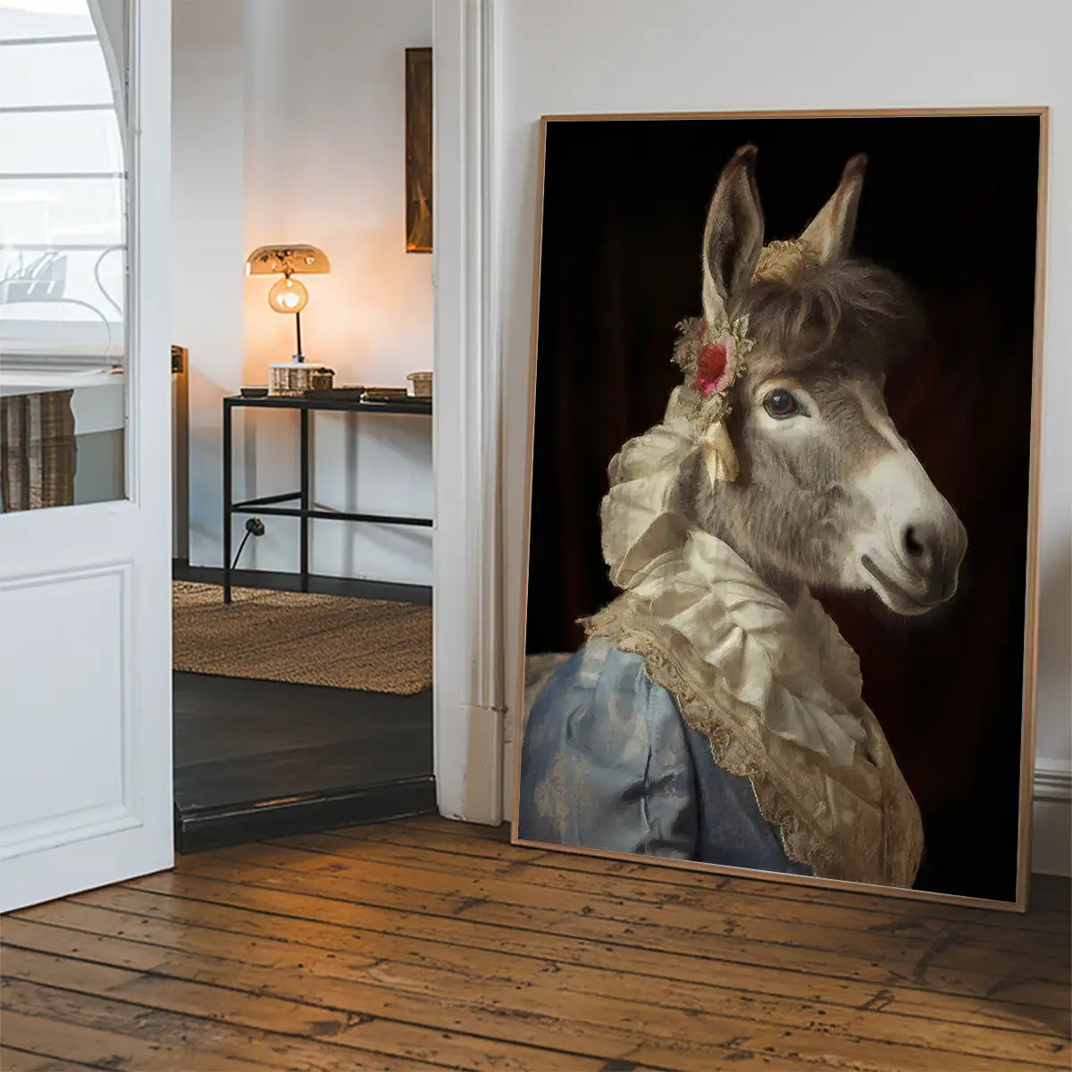 Donkey Animal Portrait Print
