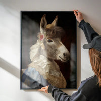 Donkey Animal Portrait Print