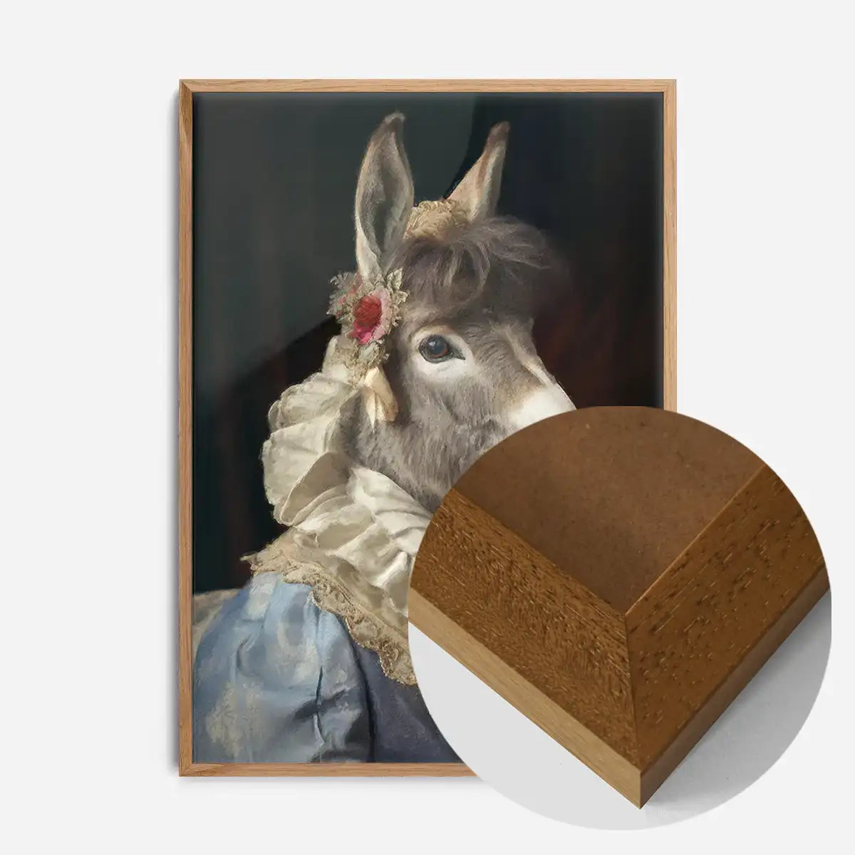 Donkey Animal Portrait Print