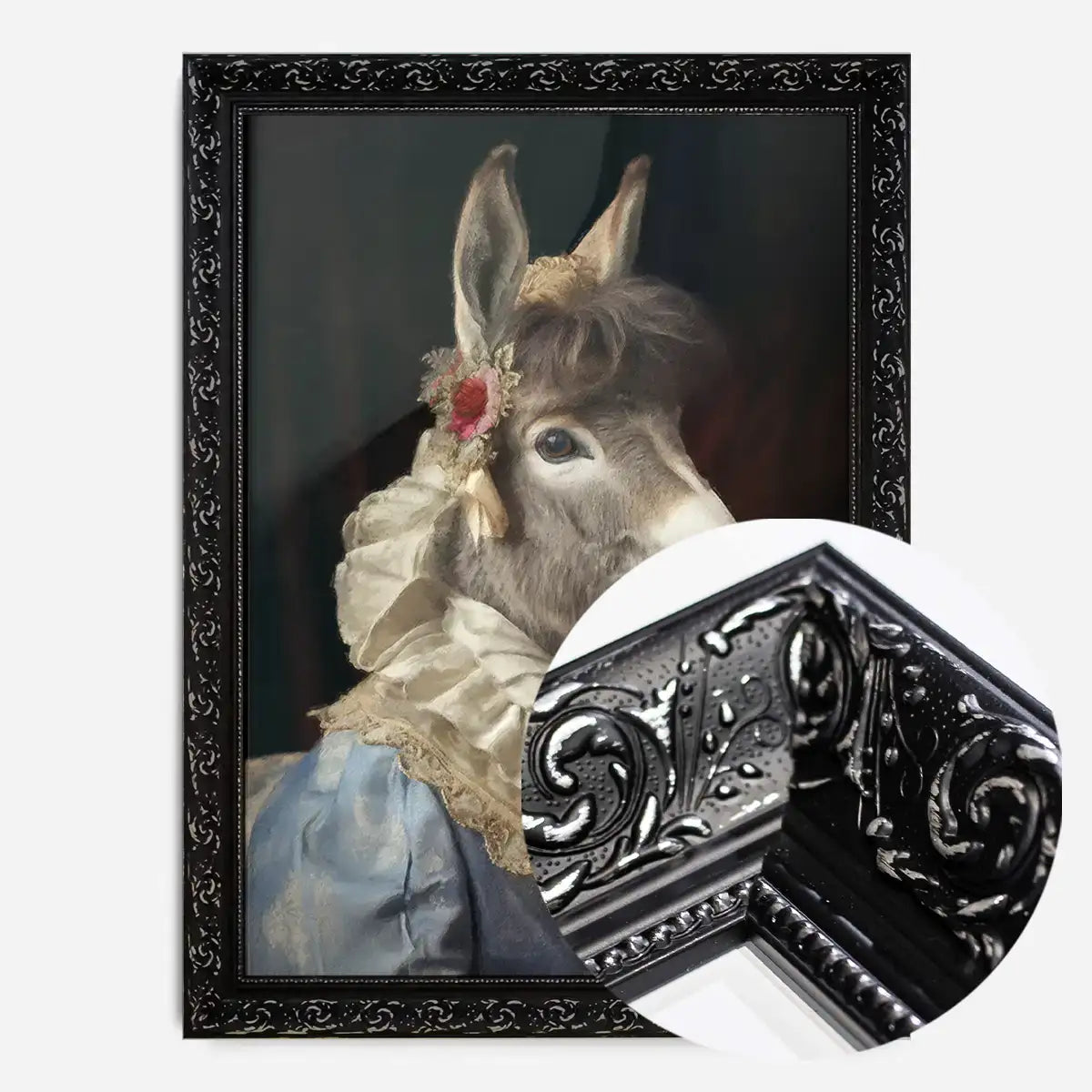 Donkey Animal Portrait Print