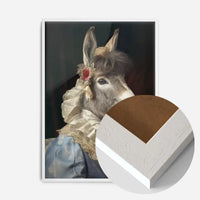 Donkey Animal Portrait Print