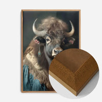 Bison Animal Portrait Print