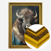 Bison Animal Portrait Print