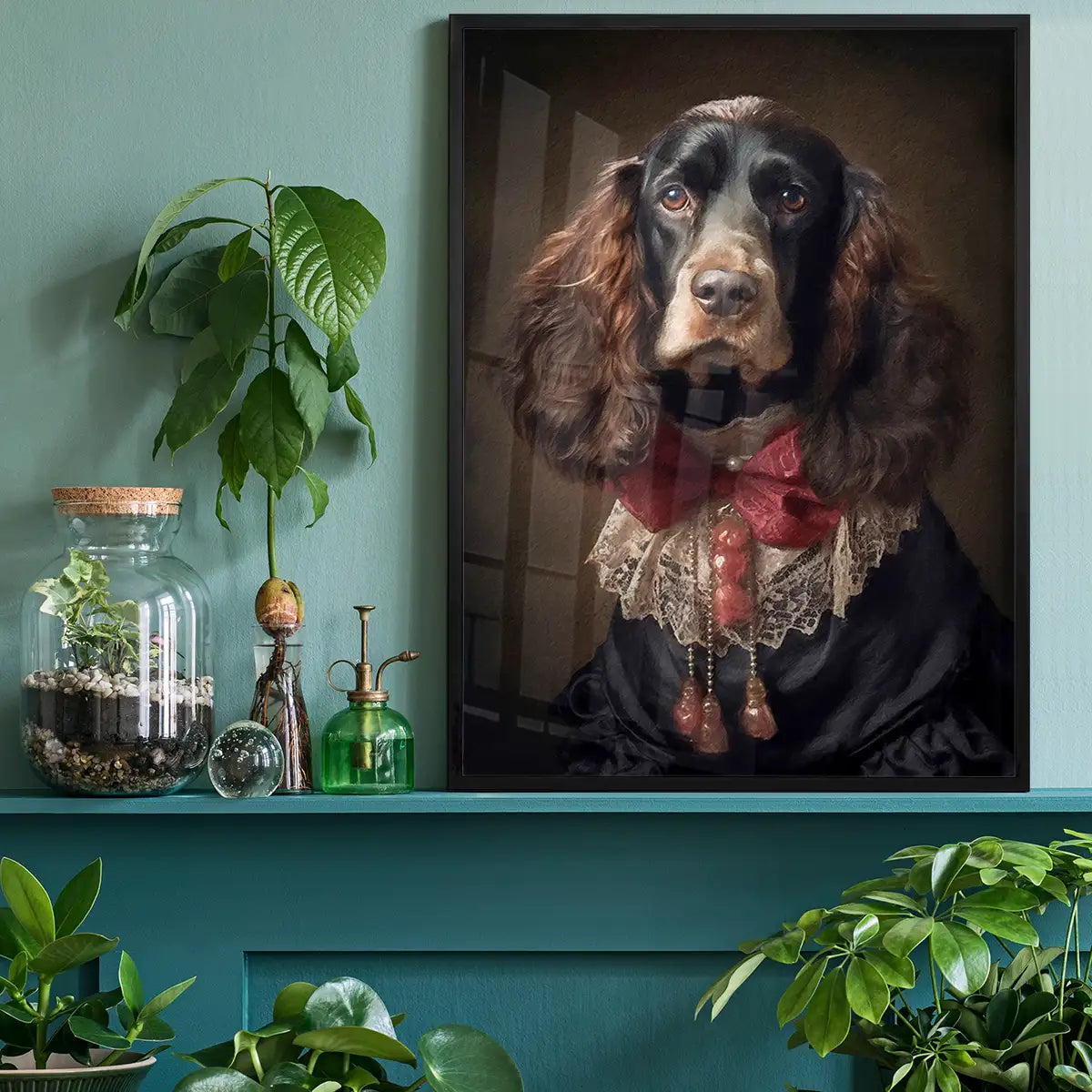 Brown Cocker Spaniel Portrait Print
