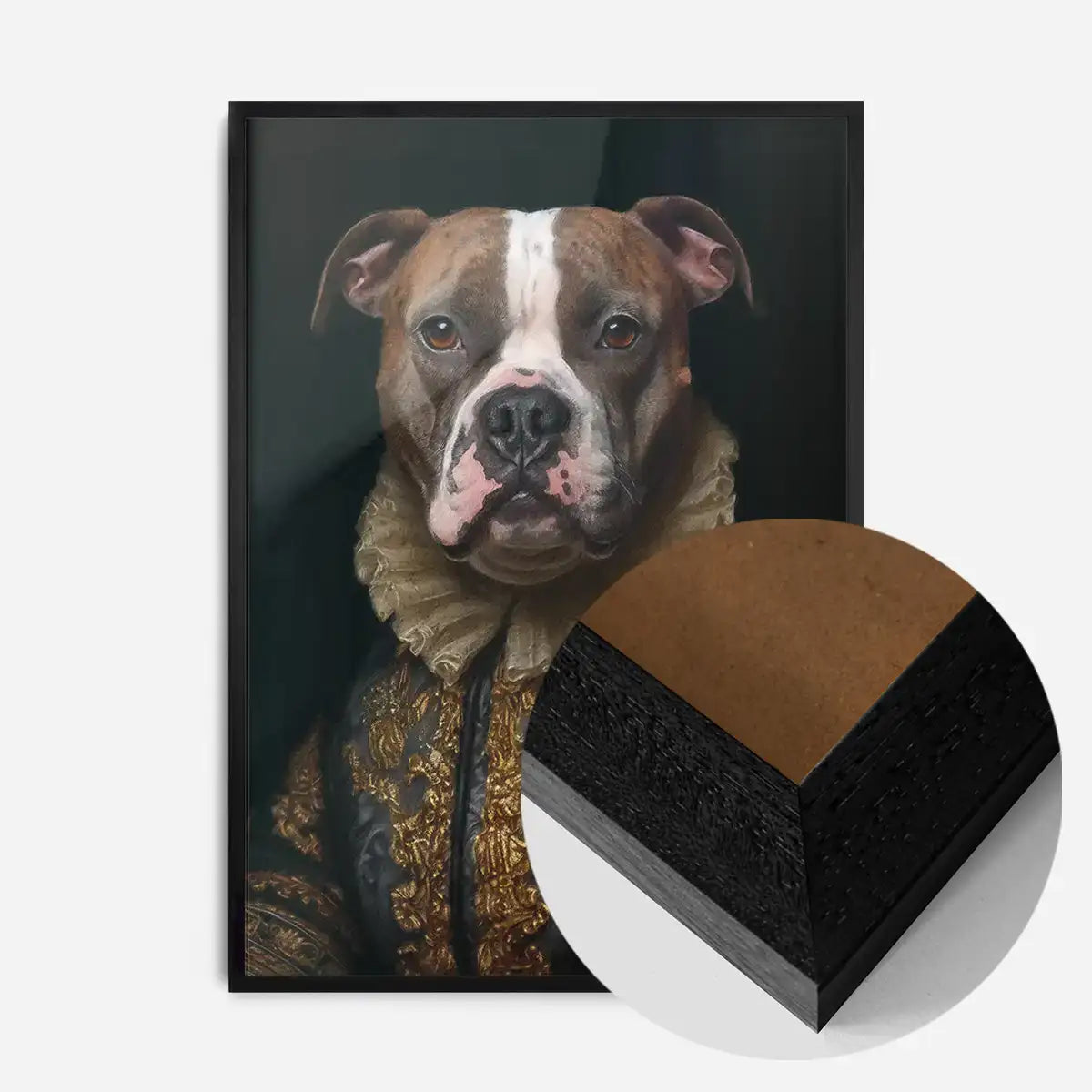 Staffordshire Bull Terrrier Staffy Dog Portrait Print