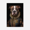 Staffordshire Bull Terrrier Staffy Dog Portrait Print