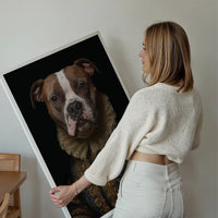 Staffordshire Bull Terrrier Staffy Dog Portrait Print