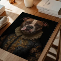 Staffordshire Bull Terrrier Staffy Dog Portrait Print
