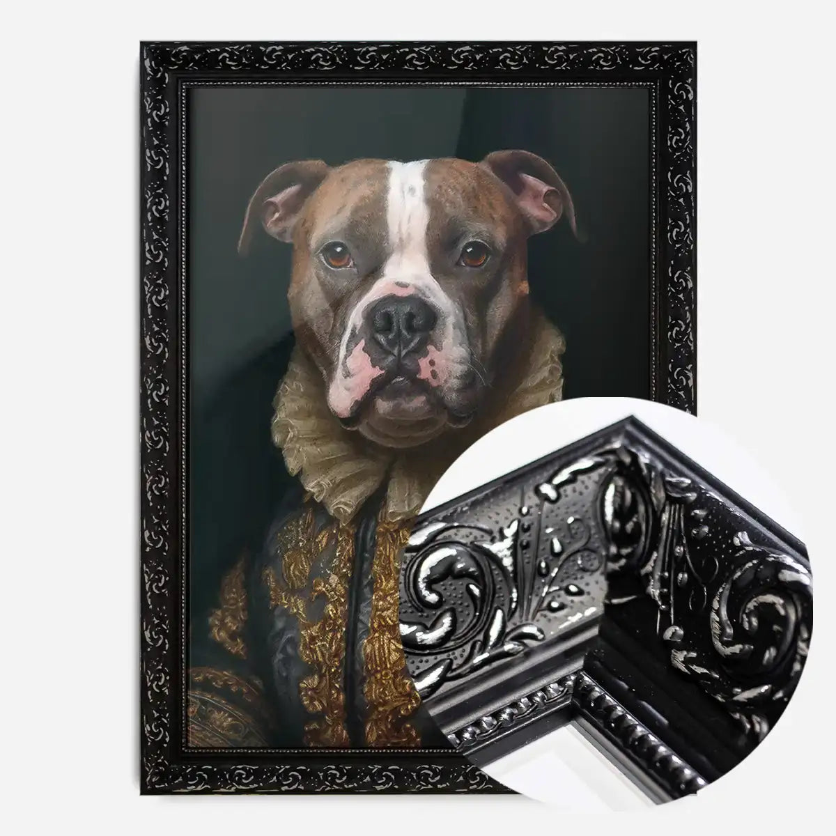 Staffordshire Bull Terrrier Staffy Dog Portrait Print