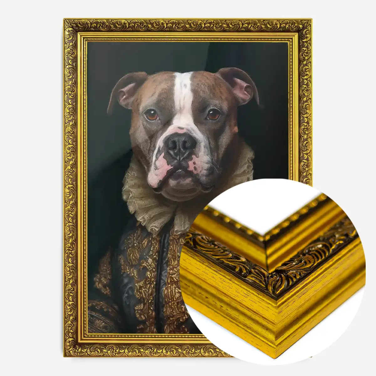 Staffordshire Bull Terrrier Staffy Dog Portrait Print