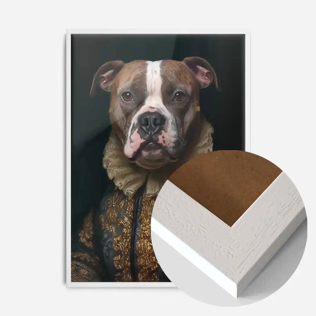 Staffordshire Bull Terrrier Staffy Dog Portrait Print