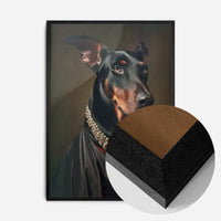 Doberman Dog Portrait Print