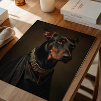Doberman Dog Portrait Print