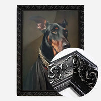 Doberman Dog Portrait Print