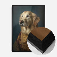 Golden Retriever Dog Portrait Print