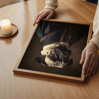 Pug Dog Portrait Print