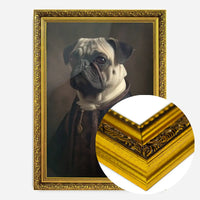 Pug Dog Portrait Print