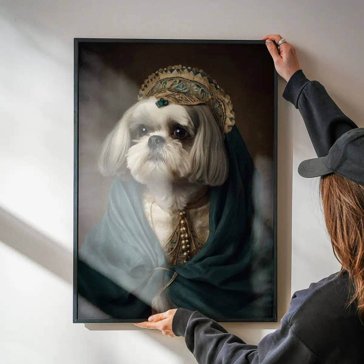 Shih Tzu Dog Portrait Print