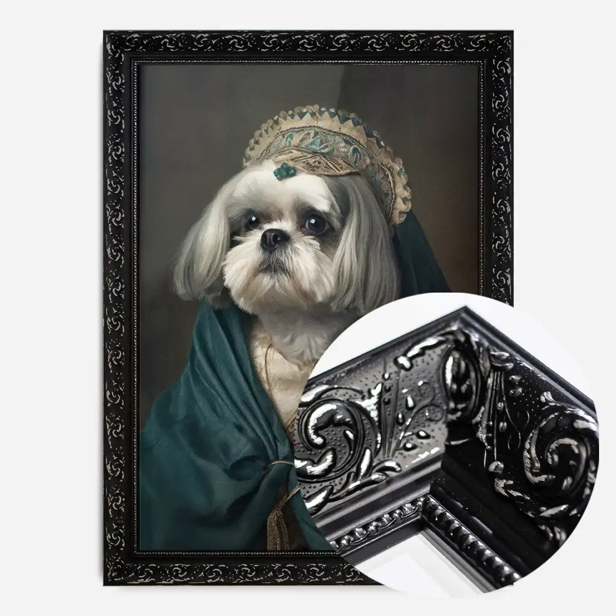 Shih Tzu Dog Portrait Print