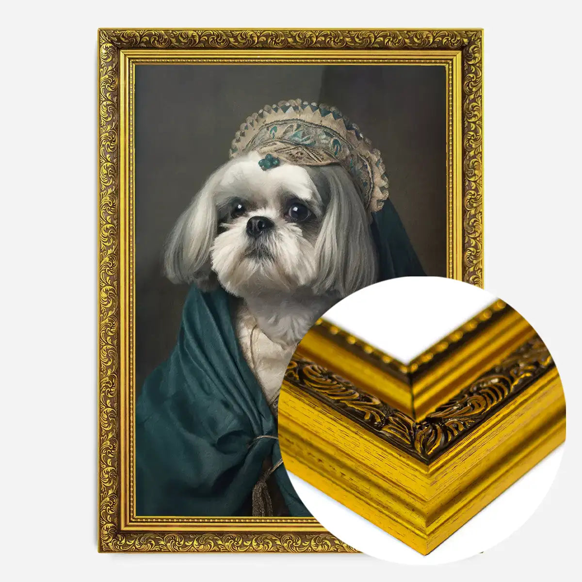 Shih Tzu Dog Portrait Print