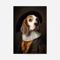 Beagle Dog Portrait Print